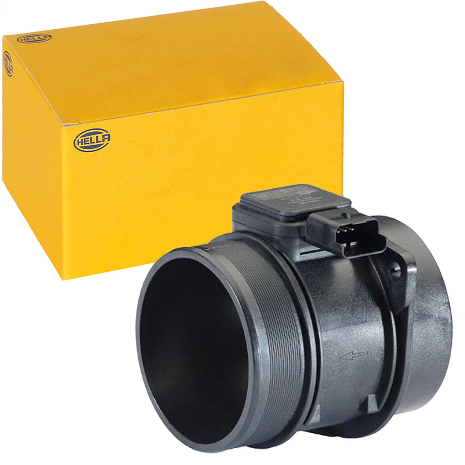 HELLA 8ET 009 142-431 Medidor de la masa de aire - 4polos - atornillado