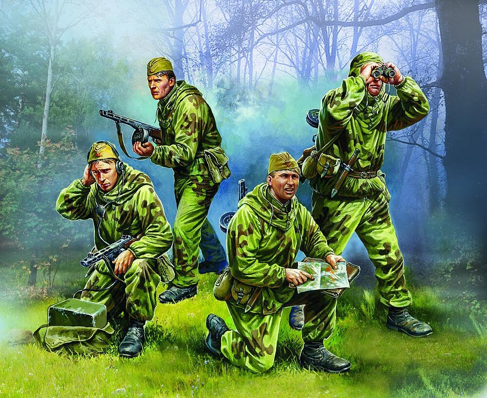 Zvezda - z6137 - Model Making - Escouade Recognition Sov - Scale 1: 72.