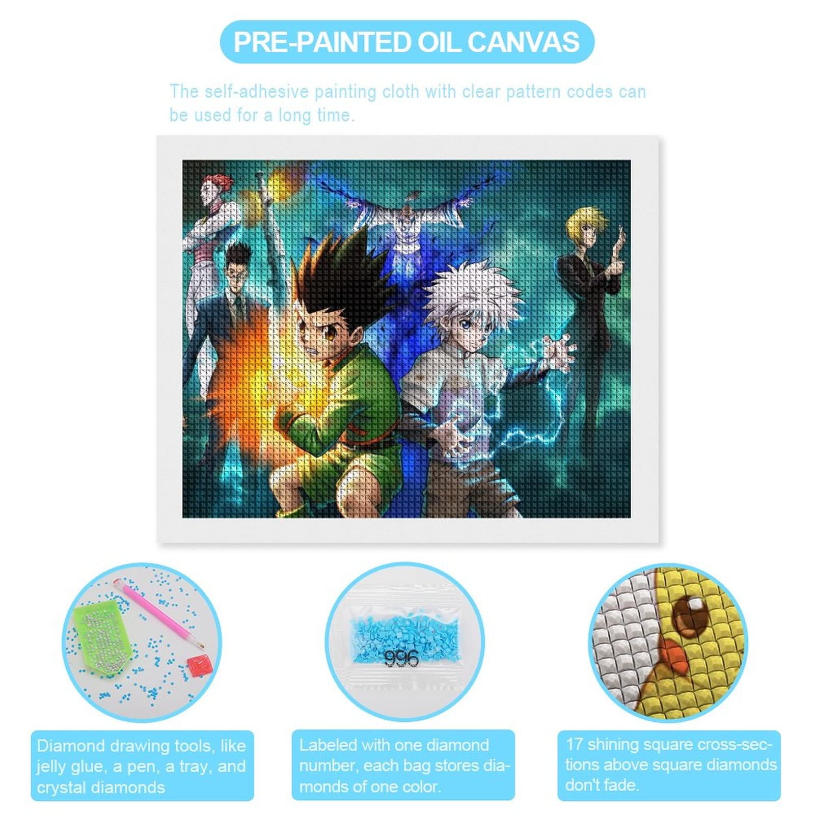 Amazon.co.jp: ハンター×ハンターダイヤモンドアート