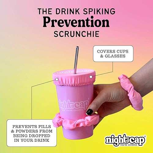 Miniatura 3 de NightCap - Funda para bebidas Scrunchie- The Drink Spiking Prevention Scrunchie como la de Shark Tank