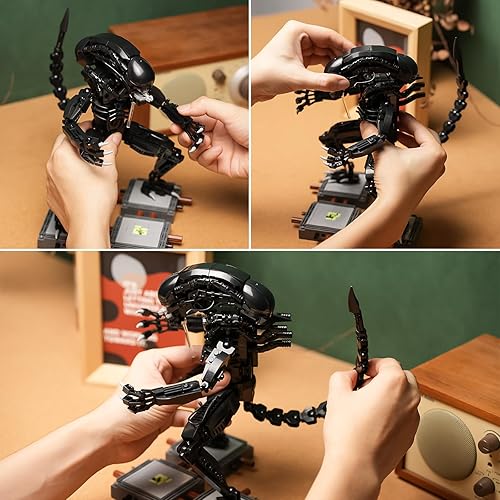 Miniatura 5 de CHUANGPIN Xenomorph - Kit de construcción de figuras de acción para adultos, para niños de 8 a 14 años, 616 piezas