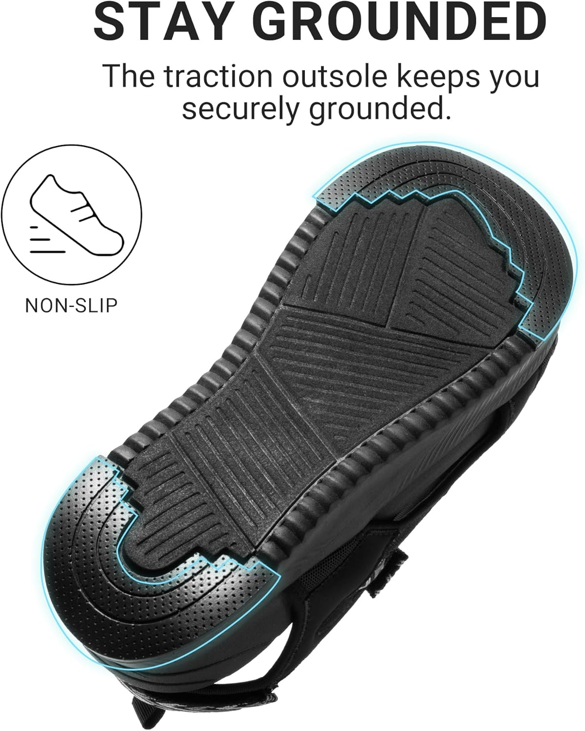 DREAM PAIRS Women's Walking Sandals Arch Support Orthopedic Recovery Hiking Sandals Thick Athletic Cushion Adjustable Strap for Plantar Fasciitis