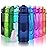 ZORRI Sport Water Bottle for Kids, 500ml/17oz - Bpa Free Eco-Friendly Tritan Plastic, Reusable Drinks Water Bottles with Filter, Leak Proof Flip Top, Open with 1-Click - for Gym, Yoga, Running
