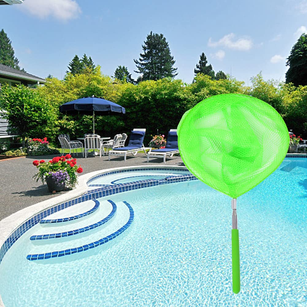 HONGMEI ATM - Schiumatoio Per Foglie Con Manico Telescopico A Rete Fine - Foto 8