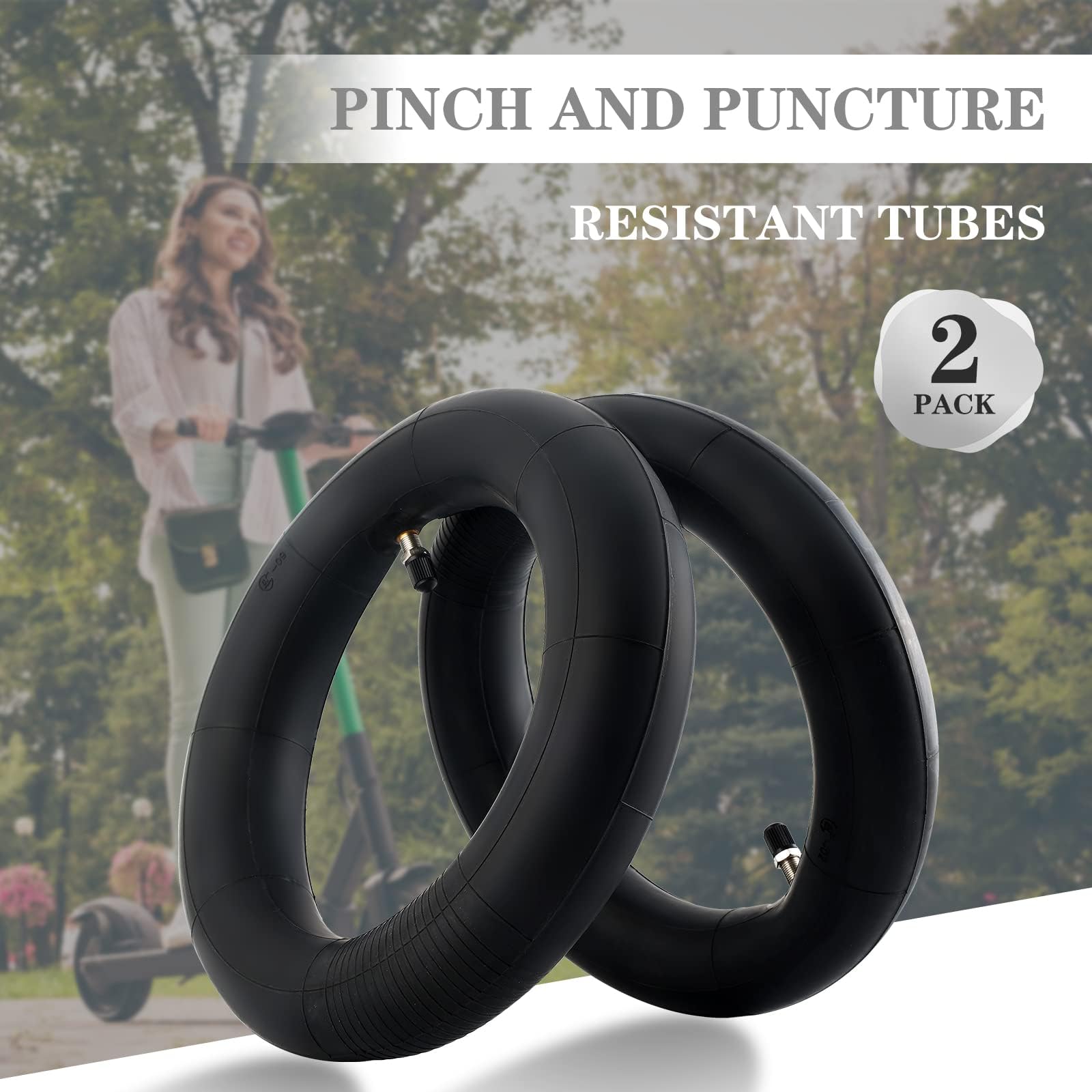 HAONAIMO E-Scooter Schlauch 8,5 Zoll - Doppelte Stärke Für Xiaomi