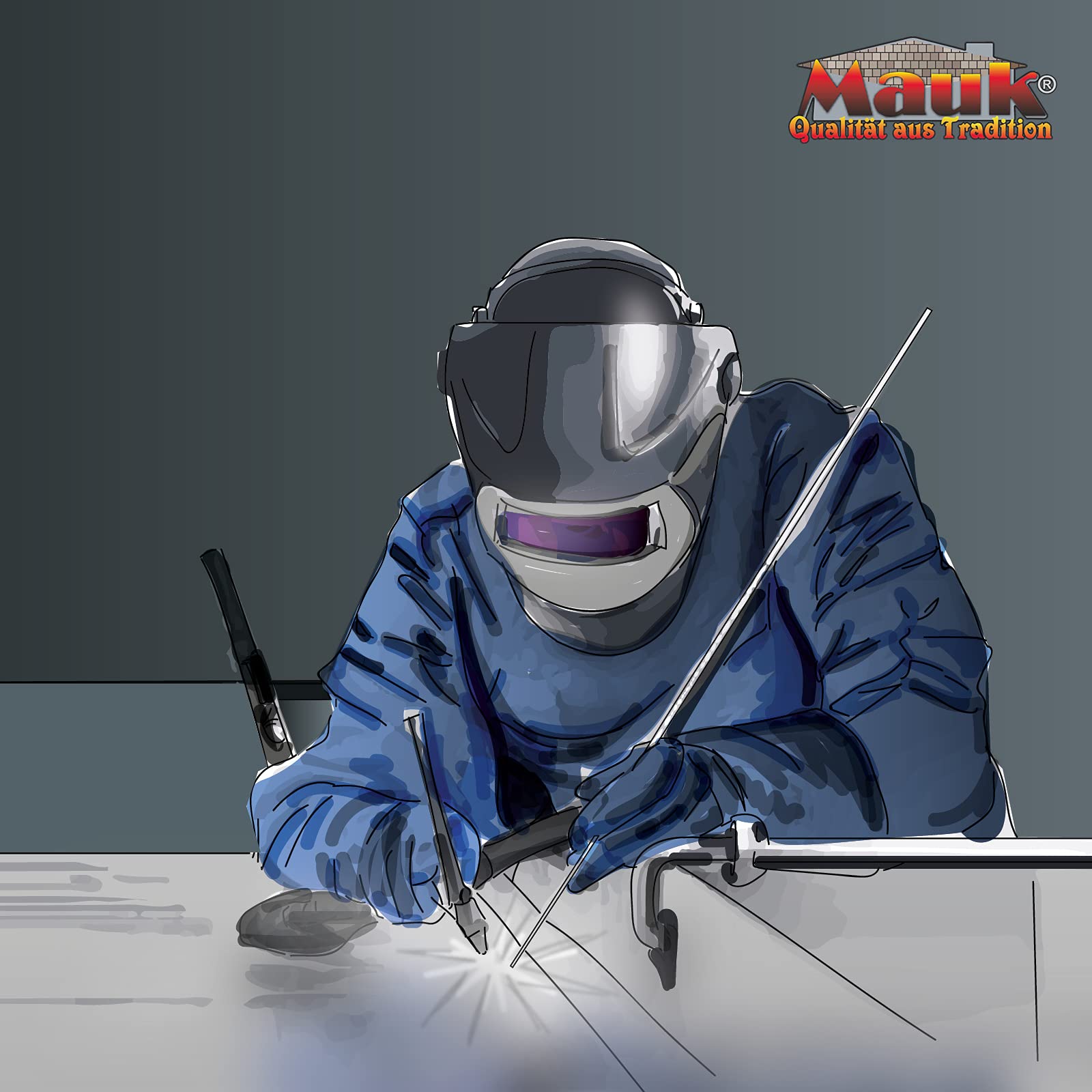 MAUK® Universal Keramik Lift-Tig Brenner Schweißbrenner | 3 Meter Schlauchpaket mit Zubehör und 9mm Dorn für WIG Schweißgeräte Schweißzubehör | TIG Torche