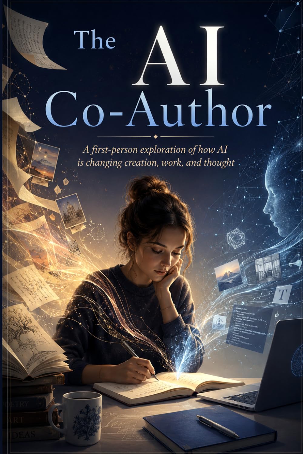 The AI Co-Author: A demonstration of how AI is changing creation, work, and thought