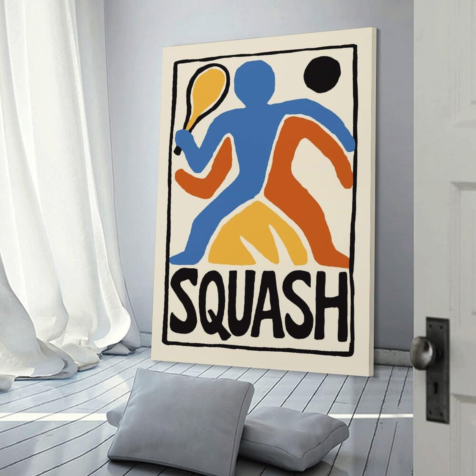 Junmoney Wall Picture Print Squash Abstract Art, 20x30inch(50x75cm), for Wall Displays, Bedrooms Or Room Updates, Wall Decor Suited to Curated Displays
