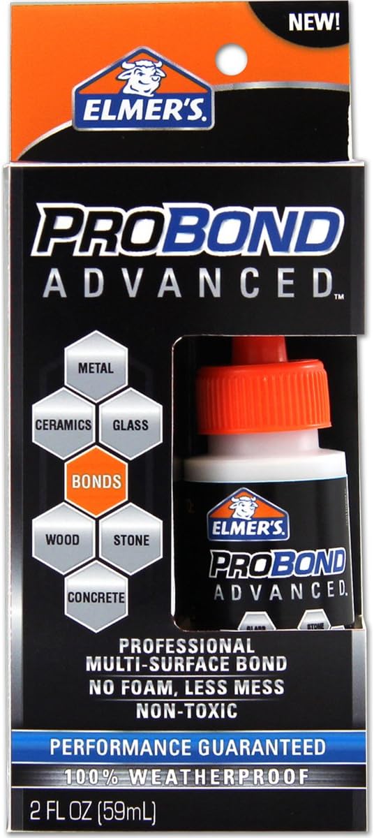 Elmer's E7501 2-Ounce Advanced ProBond Advanced Professional Multi-Surface Bond with 100-Percent Weatherproof Glue
