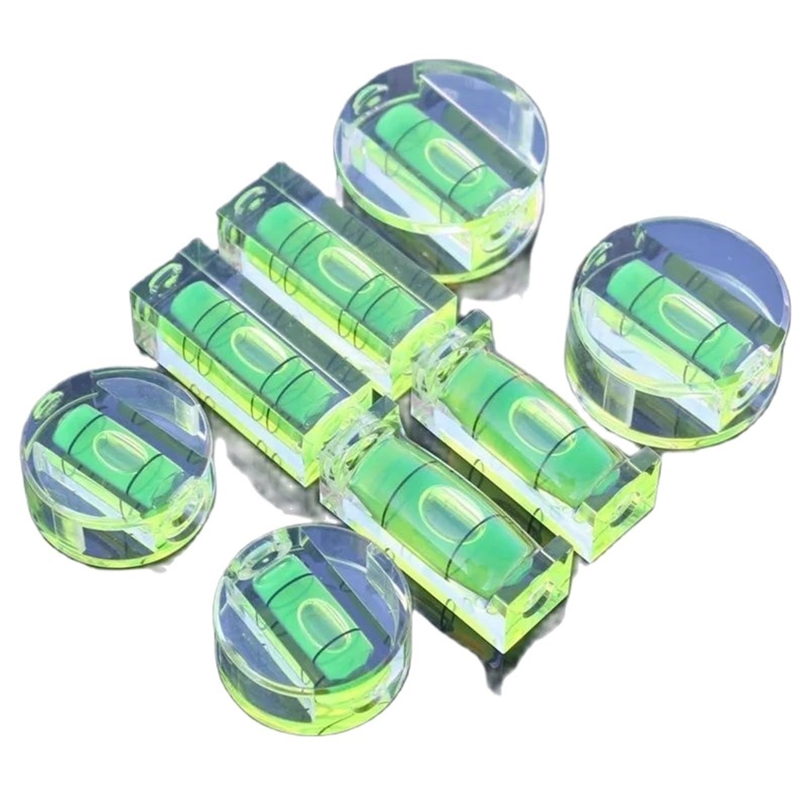 Jpvlcndj Grey Spirit Level Bubble Water Bead Circular Or Square