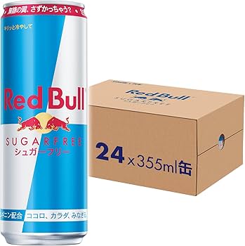 Amazon.co.jp: レッドブル エナジードリンク シュガーフリー 355mlx24