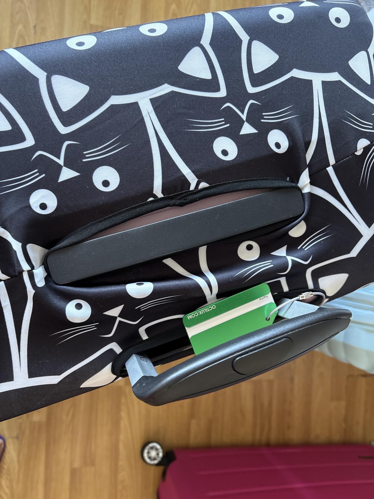 Cat Travel Luggage Cover for 23-32 Inch Suitcase Elastic Protector, Cat ...
