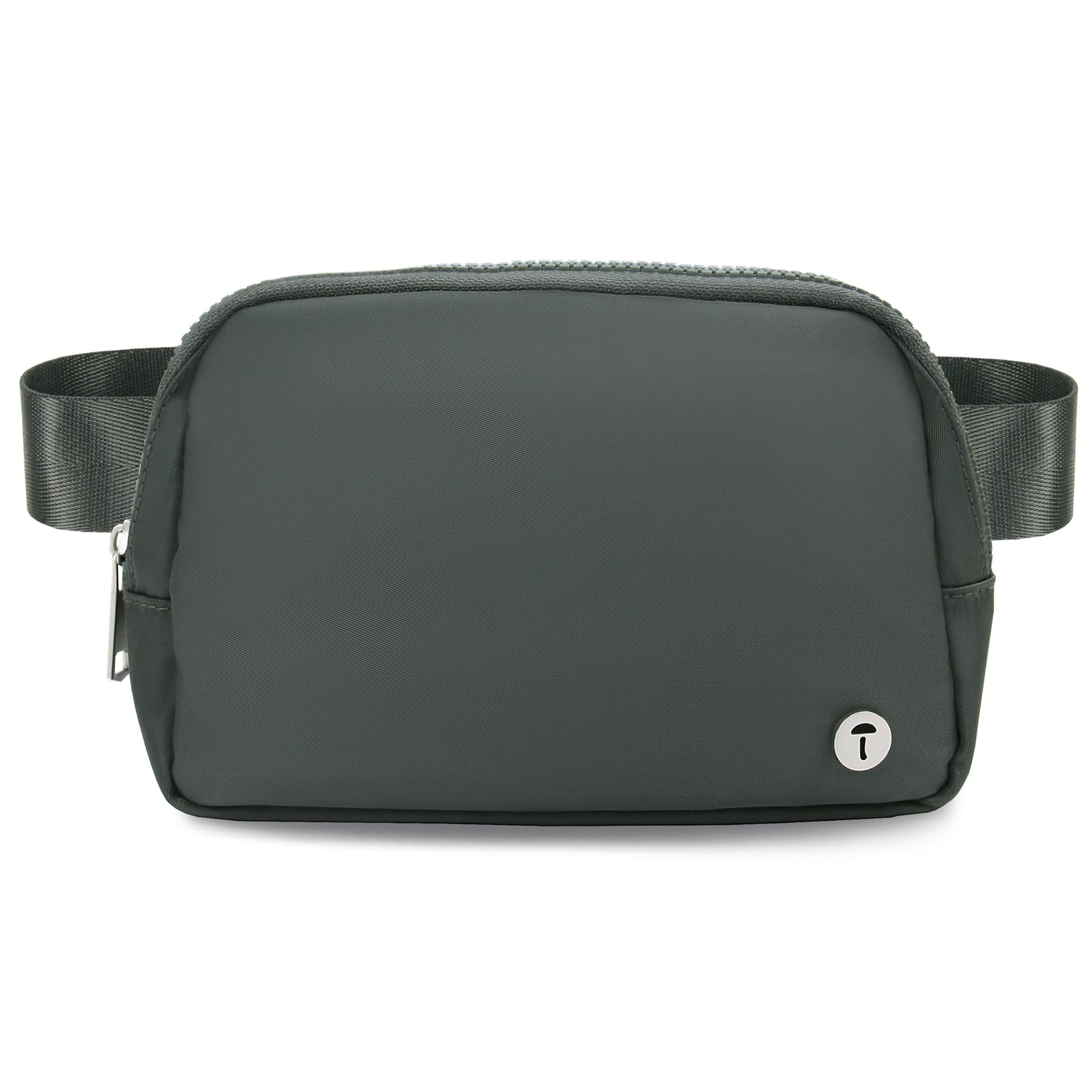 Belt Bag Fanny Pack Crossbody Bag Fashionable Waist Packs With Adjustable Strap Water Proof For Travel Walking Running Hiking Graphite Black