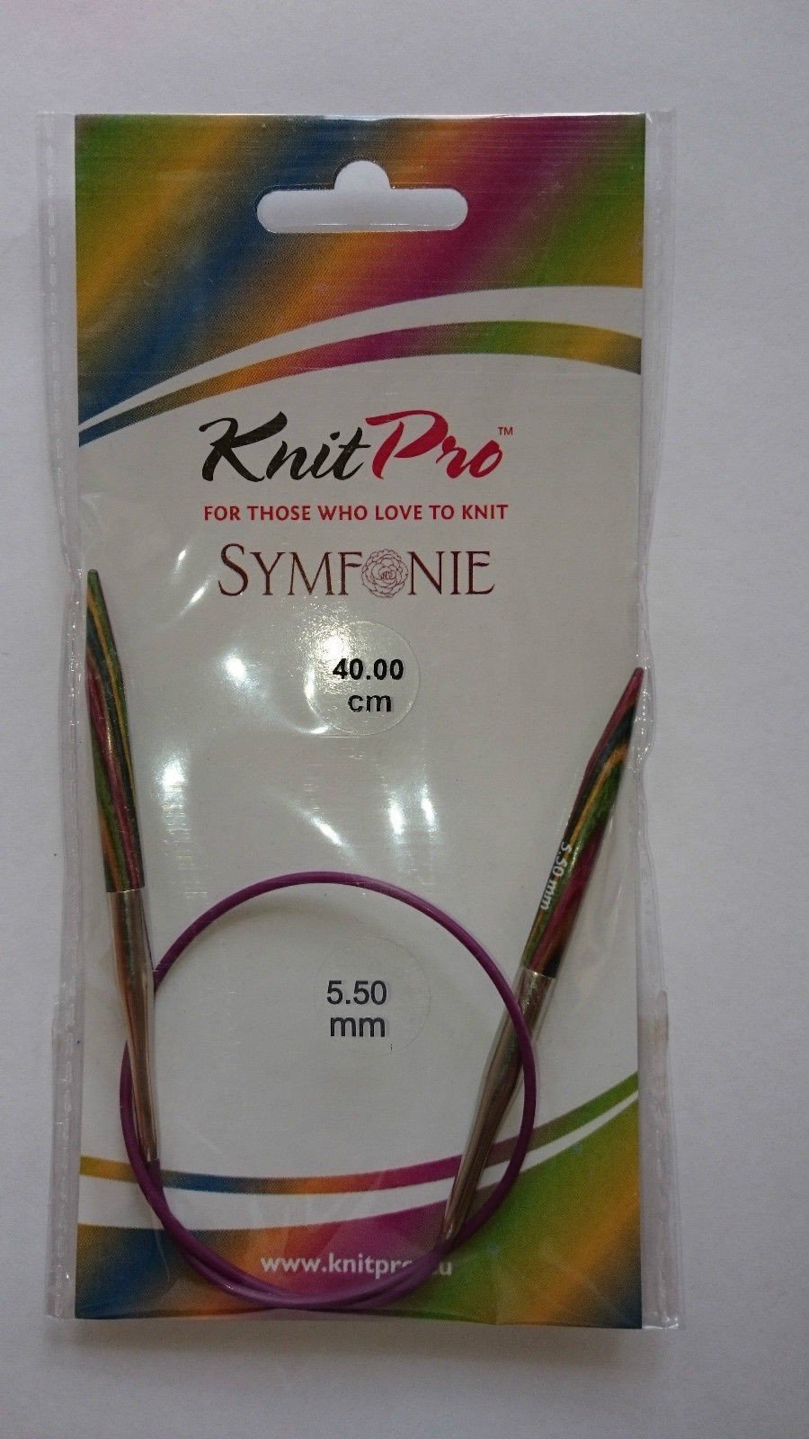 B&Q -  Symfonie Fc 40X5.5Symfonie: Knitting Pins: Circular: Fixed: 40Cm X 5.50mmKnitpro