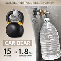 Vista 4 de 2026 Upgraded Drill-Free Suction Cup Hooks, Stainless Steel Suction Cup Hooks for Shower, Mirror, Wall, Bathroom, Glass, Hanging Towels - 4 Pack