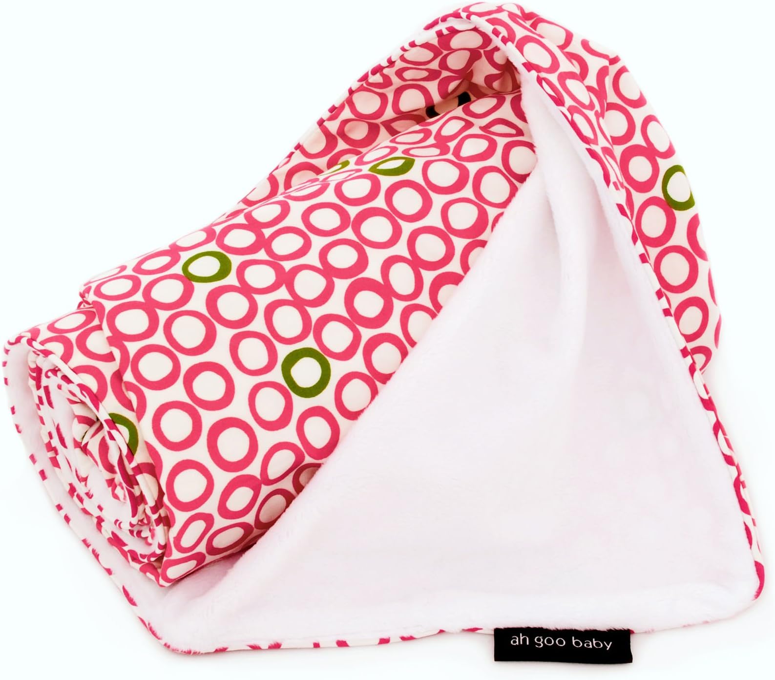 The Stroller Blanket, Soft Minky and 100% Cotton 41\x 30, Bubbles In Juice Pattern