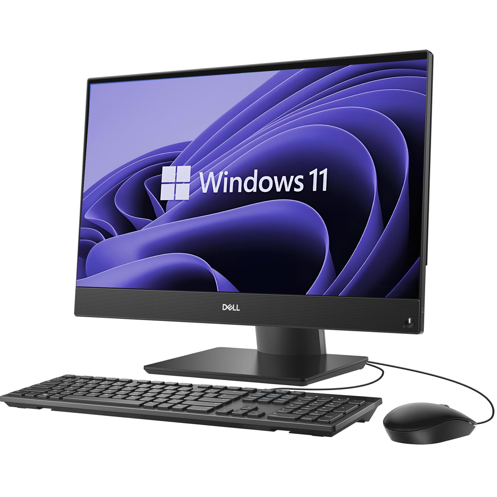Dell Optiplex 5270 - Ordenador de sobremesa todo en uno, con monitor de 21,5 pulgadas, Intel Core i5-9500, 16 GB de RAM, 256 GB SSD, WiFi, Bluetooth, teclado QWERTY de EE.UU., Windows 11 Pro