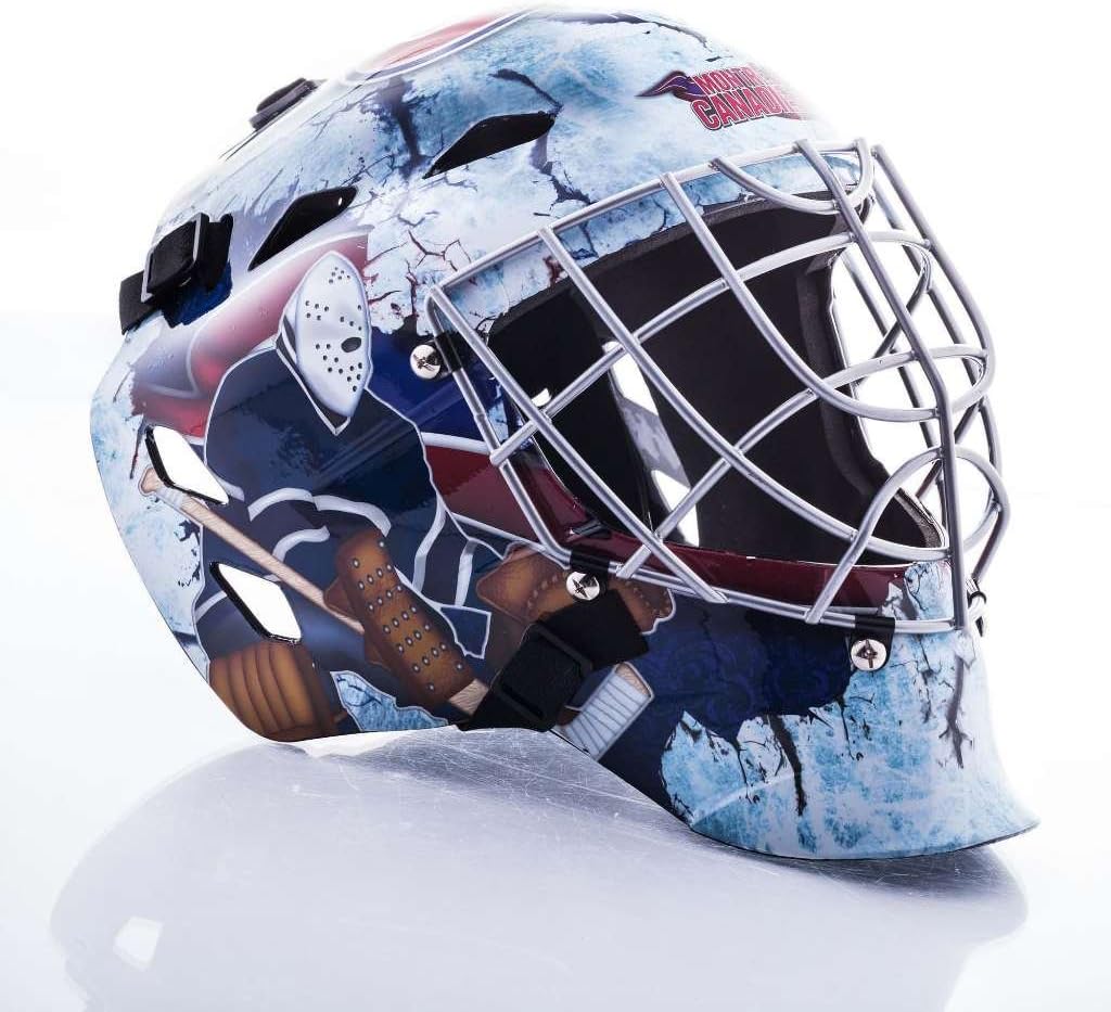 Franklin Sports Team Licensed NHL Hockey Goalie Face Mask - Goalie Mask for Kids Street Hockey - Youth NHL Team Street Hockey Masks