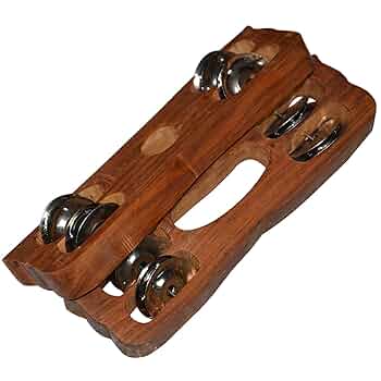 Jhanj Khartal- Kartal- Indian Musical Percussion Instrument Hand-Cymbals- For Bhajan, Kirtan, Puja, Temple
