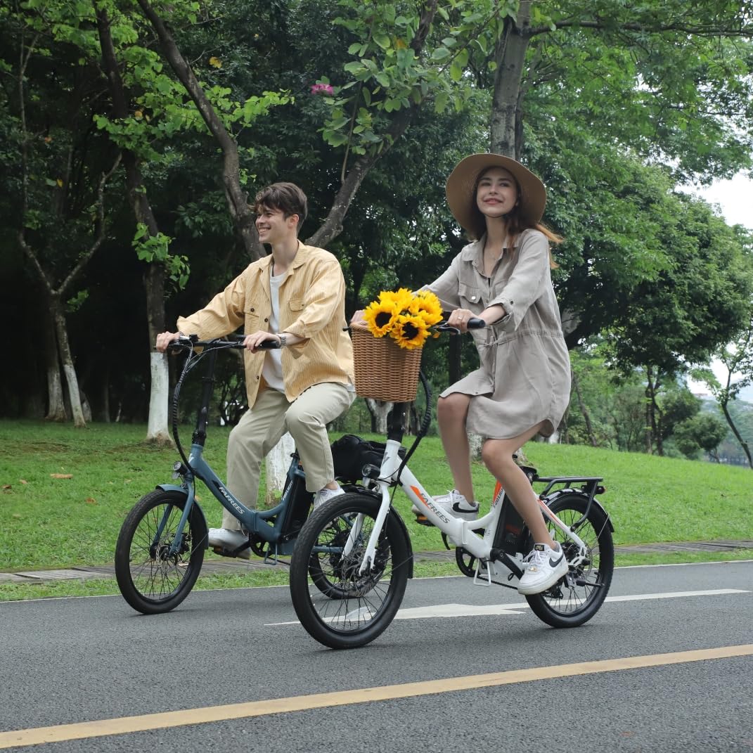 Fafrees E-Bike Klapprad 20 Zoll, Elektrofahrrad Ebike Herren 36V 16.75Ah/20Ah Akku, E-Fahrrad Damen 250W, Pedelec 25km/h, Reichweite bis zu 130 km, F20 Light