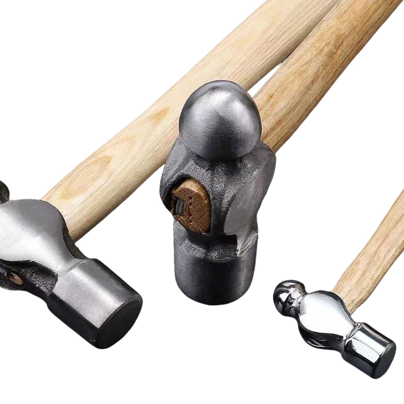 2 x Metal Jewellery Hammer Double-Sided Jewellery Mini Hammer for Household Workshop Metal Forming Repairing Punching - Image 4