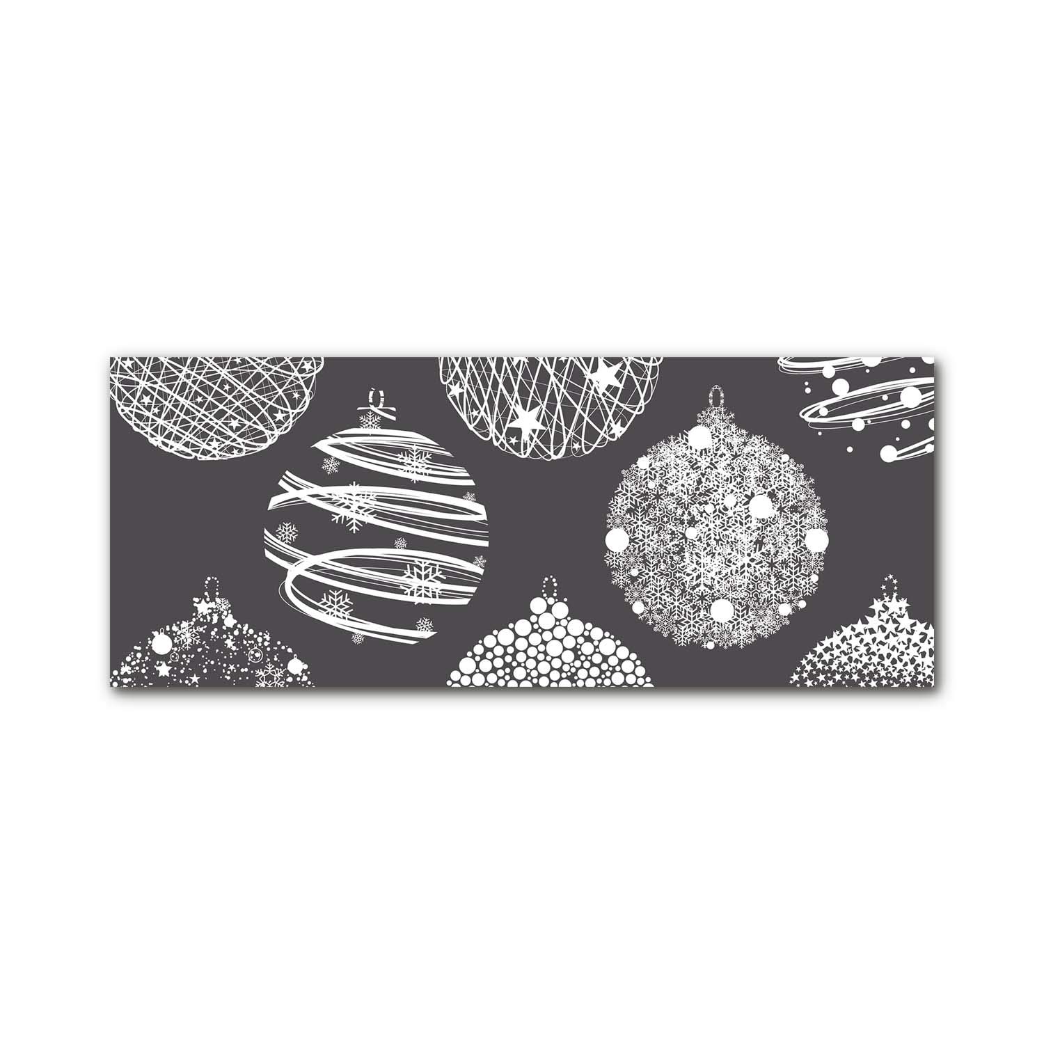 Abstraction Boules de Noël d'hiver Tulup, l'Idée Cadeau Idéale en Verre