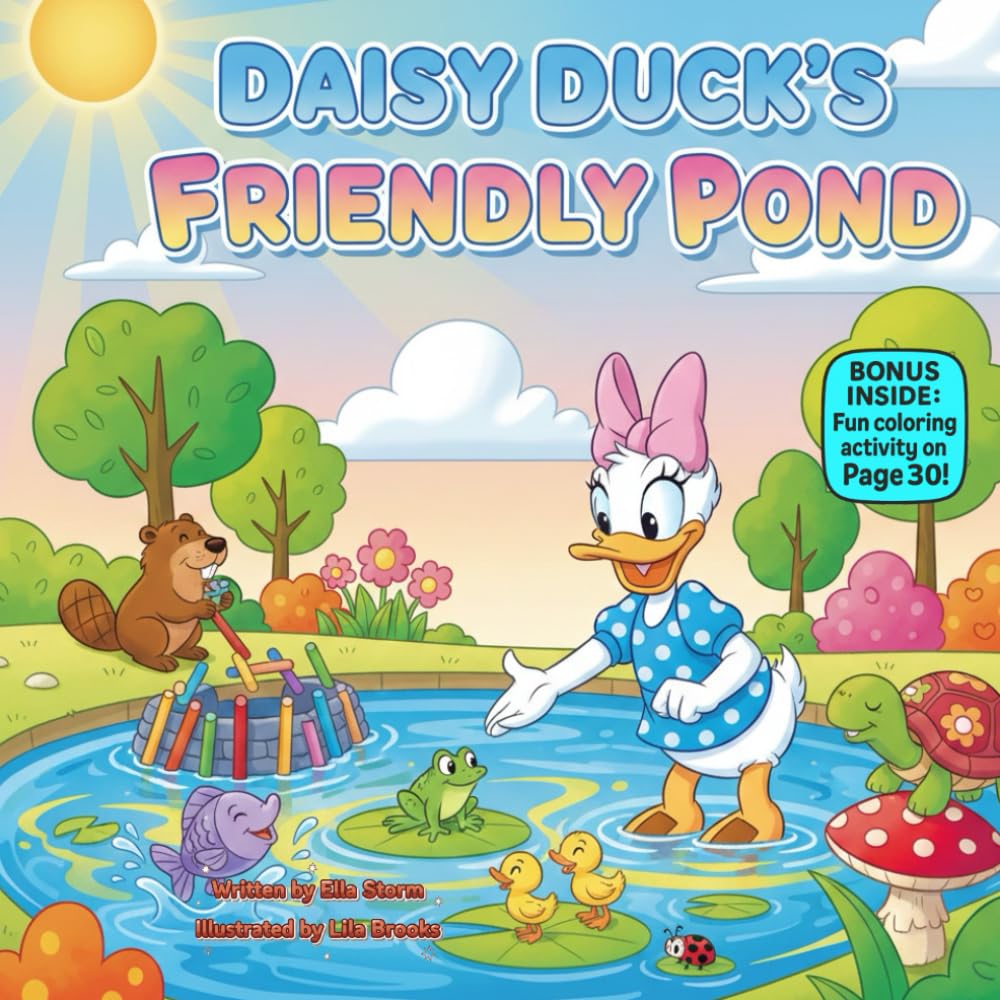 Daisy Duck’s Friendly Pond: A Rhyming Picture Book About Sharing Space, Speaking Up, and Kind Friendship