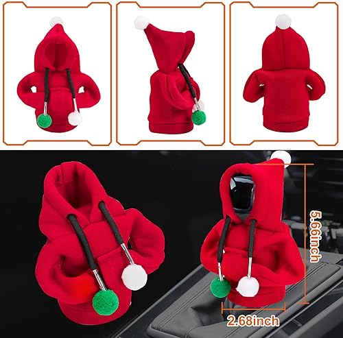 Miniatura 6 de Tensilearm Sudadera con capucha para palanca de cambios de automóvil, protector universal para palanca de cambios de automóvil, diseño único