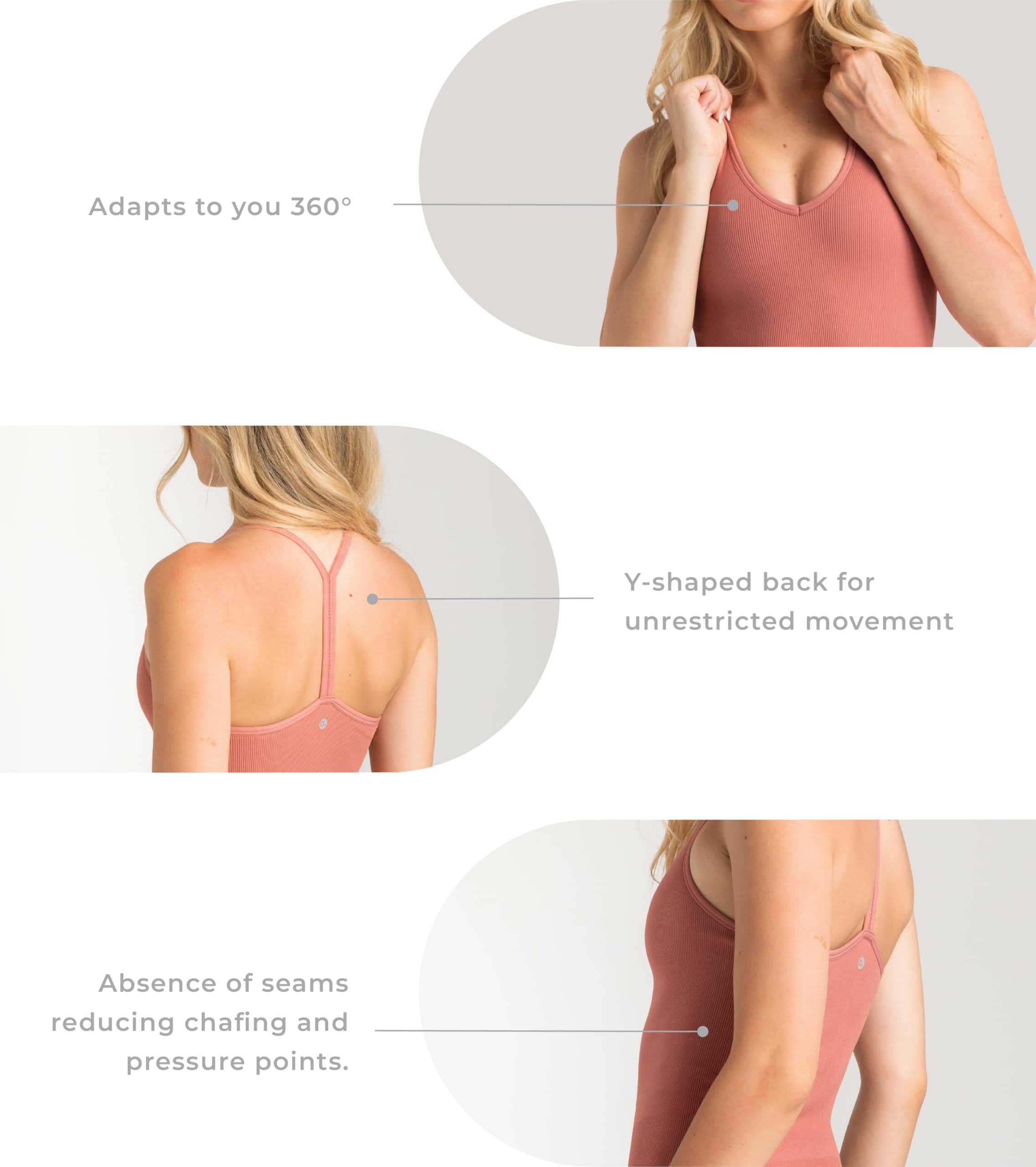Top Corto Senza Cuciture a Costine per Donna, Canotta Attillata per Allenamenti, Canotta Morbida e Senza Cuciture per Yoga, Pilates, Corsa, Palestra, e Relax