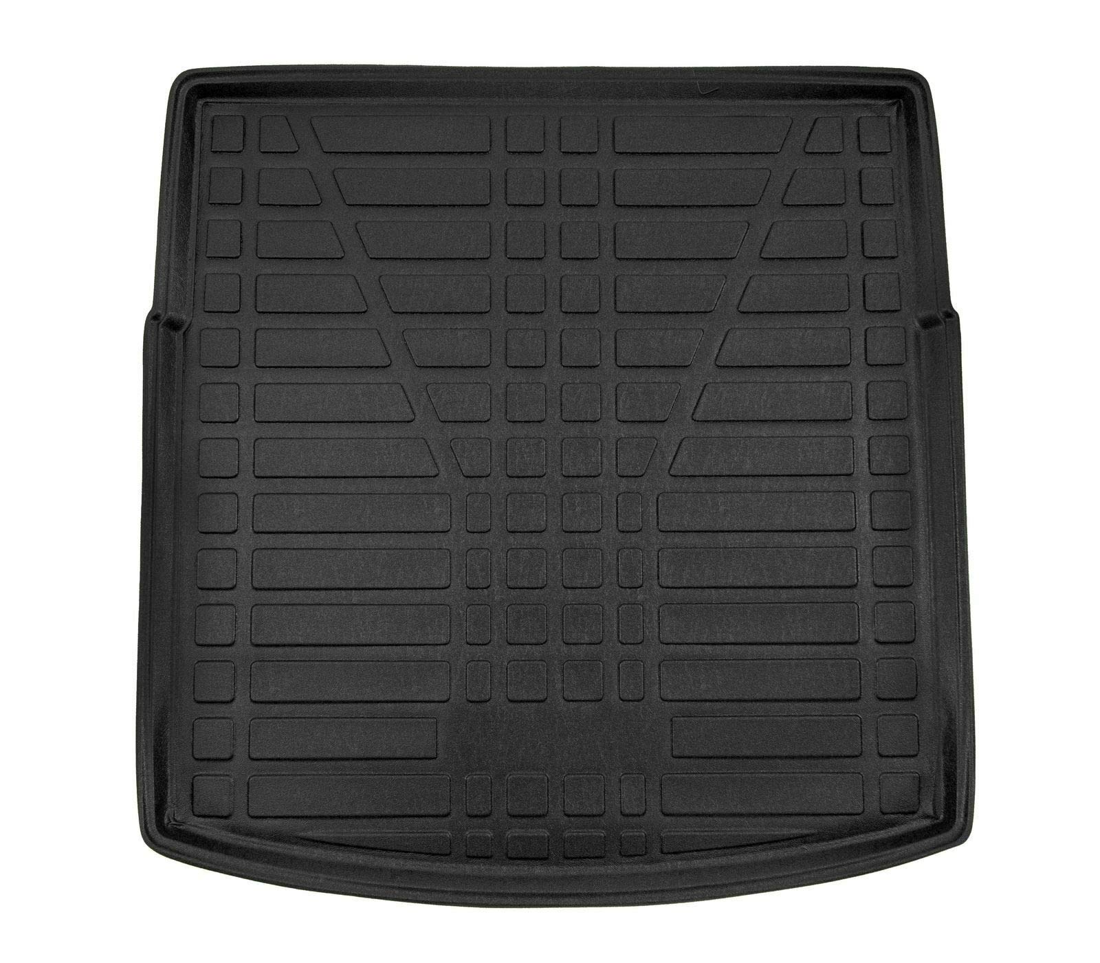 J&J AUTOMOTIVE Velours Fußmatten und TPE Kofferraumwanne Set passend für Opel Insignia 2008-2016 4tlg, mit hohem Rand Passform rutschfest Geruchsneutral Schwarz