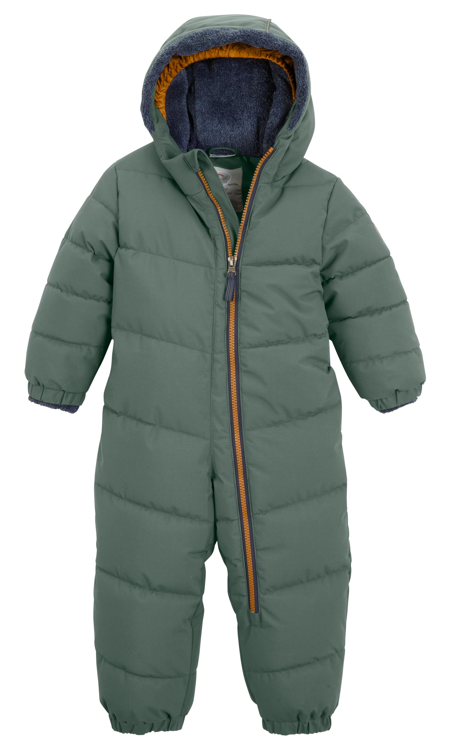 first instinct by killtec FIOW 32 MNS ONPC 38897-000 Children's Down Look Snowsuit with Hood Forest Green 110, forest green, 110 cm-116 cm