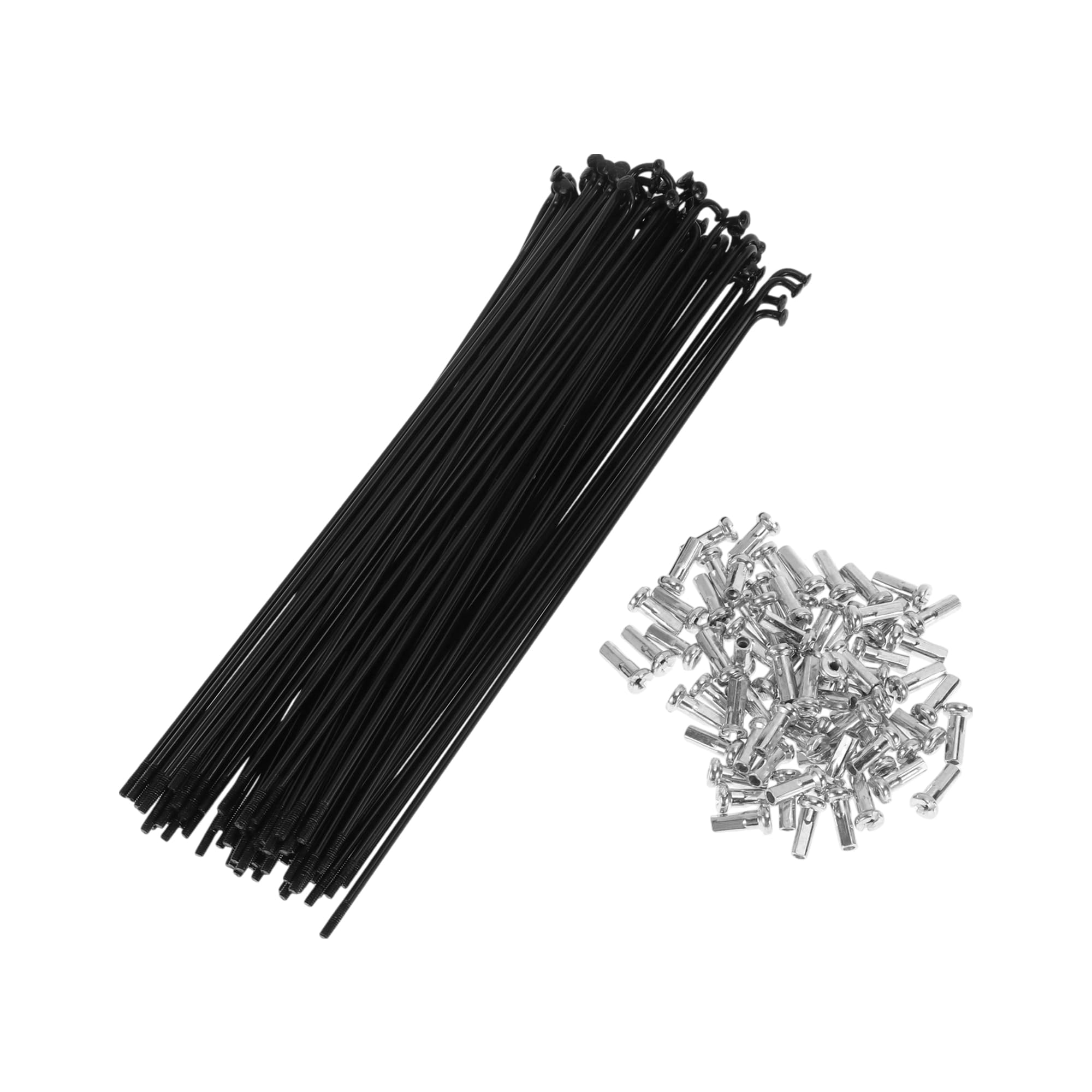 TUCKBOLD 72 Set 14G Bicycle Spoke 168mm Bike Wheel Spoke Carbon Steel Black