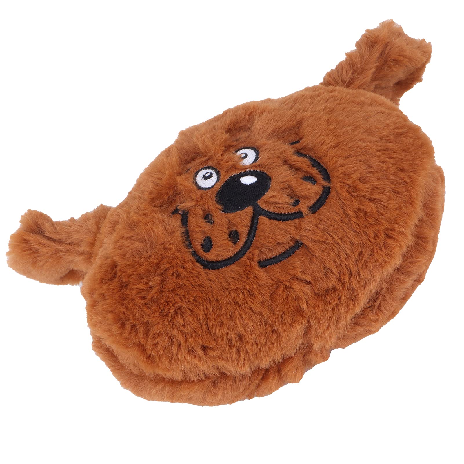 Balle à rire pour chiens, jouet rebondissant interactif pour chien, jouet en peluche de dessin animé, jouet couineur, jouet électronique pour chiot divertissement motorisé