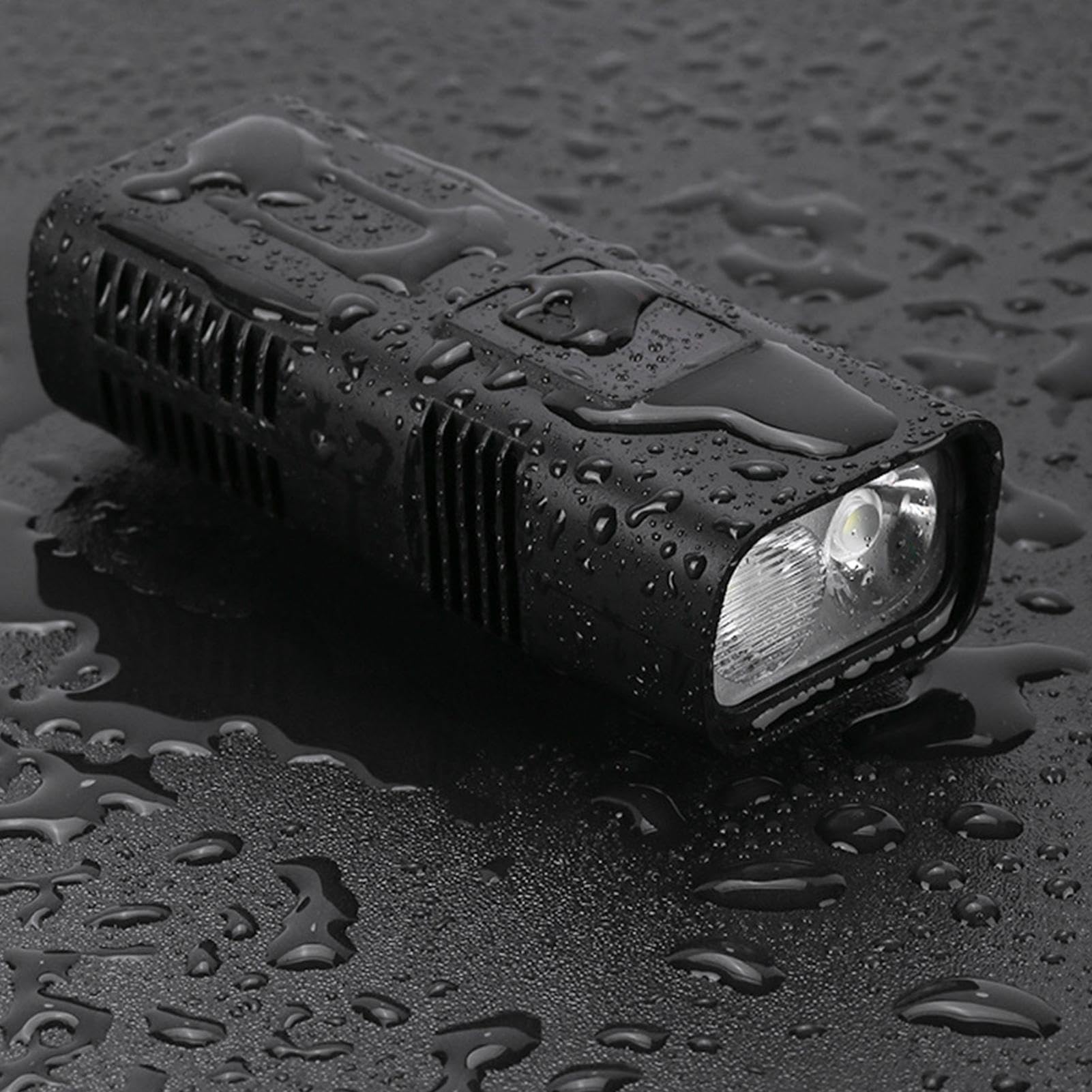Lampe Vélo Rechargeable 1200 Lumens - 4 Modes (clignotant Rouge/bleu), étanche, Batterie 4-5h, Montage Rapide - Idéal Nuit Et Intempéries