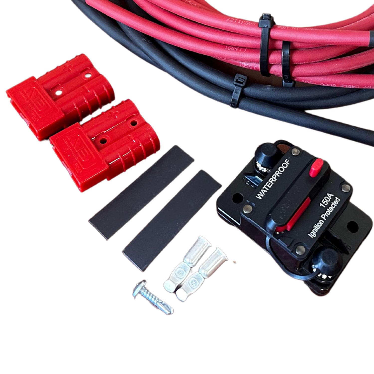 Thor's Lightning 12V Air Compressor Electrical Accessory Quick Disconnect Wiring Kit 20 Feet