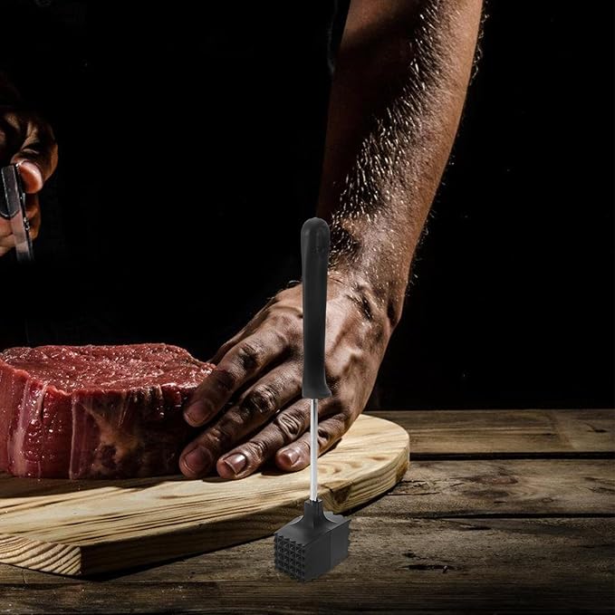 Martillo Ablandador de Carne Ergonómico Acero Inoxidable y PP miniatura 8