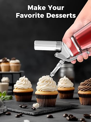 Vista 15 de Dispensador de Crema Batida Negro