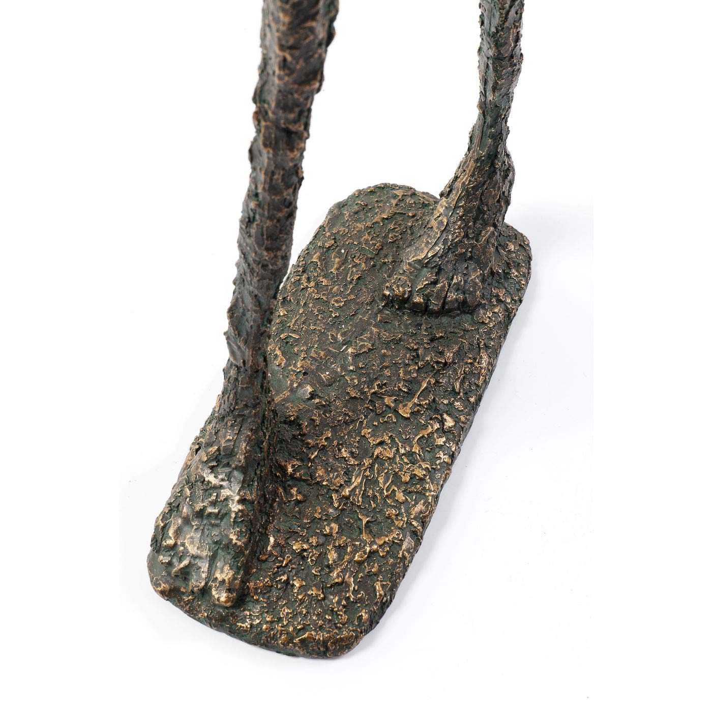 Kare Design Deko Objekt Art Man Bronze, Dekofigur, Skulptur, Tischaccessoires, Deko Figur fürs Wohnzimmer, Flur, Schlafzimmer, Accessoire, Deko für Regale oder Sideboards, 79x25x11 cm (H/B/T)