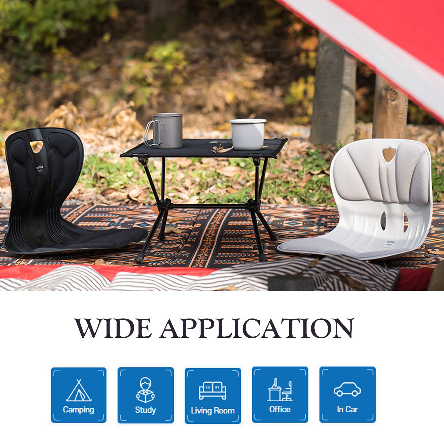 Exсluѕіvе Dіѕсоunt 🔥 Curble Chair Comfy Fabric Cushions Slim & Small Size fit (13 X 13 X 13.4), Lumbar Support for Lower Back Pain - Red Buу 1 gеt 1 Curble Chair Comfy Fabric Cushions Slim & Small Size fit (13 X 13 X 13.4), Lumbar Support for Lower Back Pain - Red