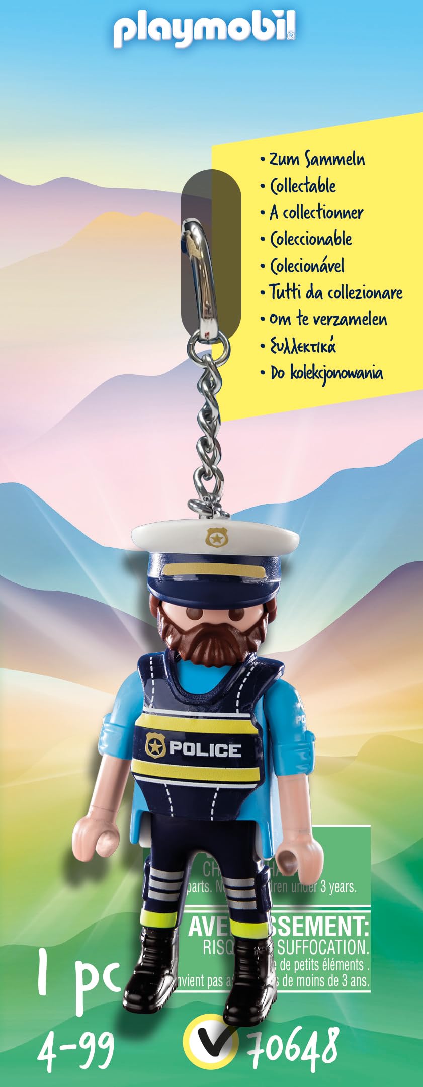 Playmobil 70648 Police Officer Key Chain