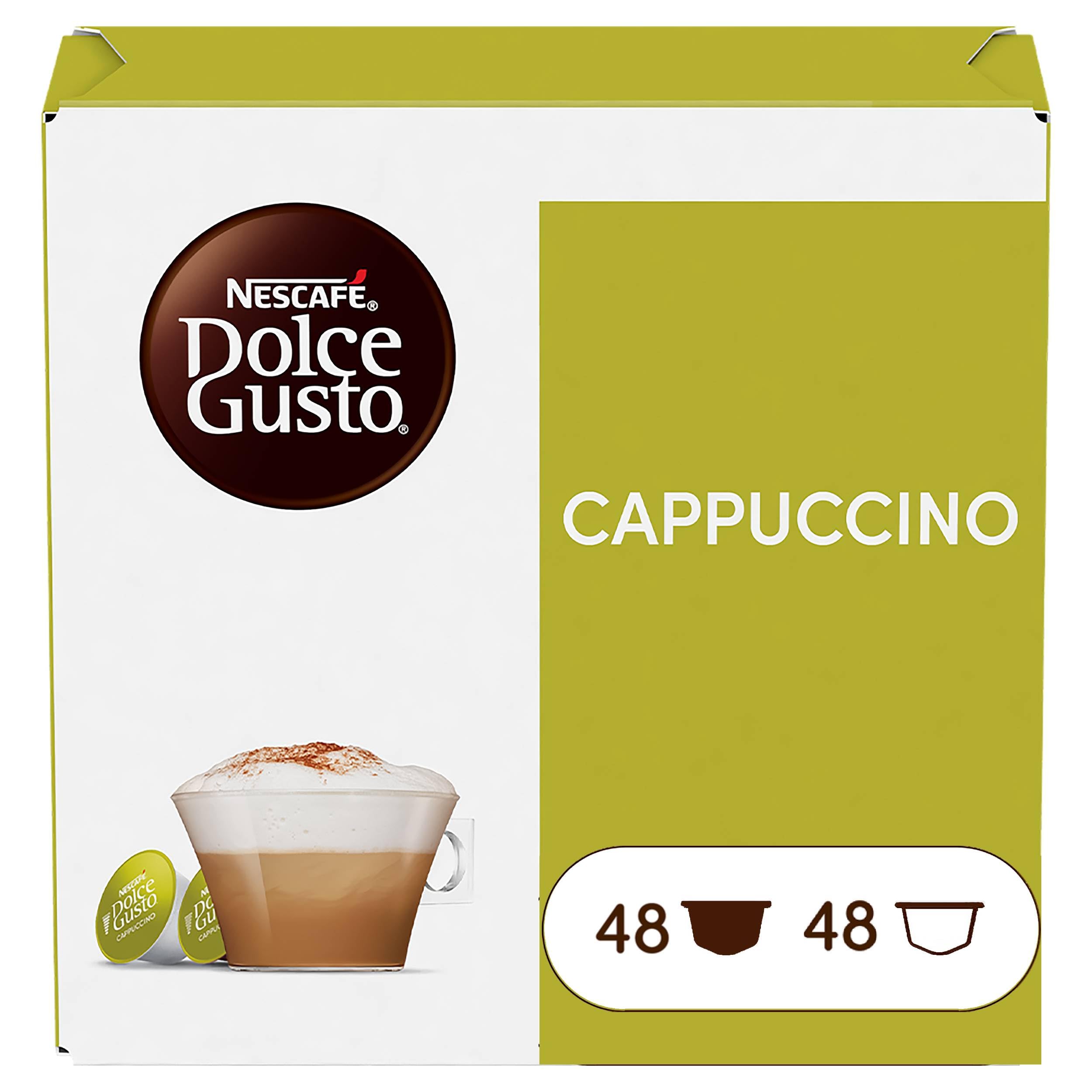 NESCAFÉ DOLCE GUSTO Cappuccino Latte e Caffè, 6 Confezioni da 16 Capsule (96 Capsule Compatibili Nescafé Dolce Gusto)