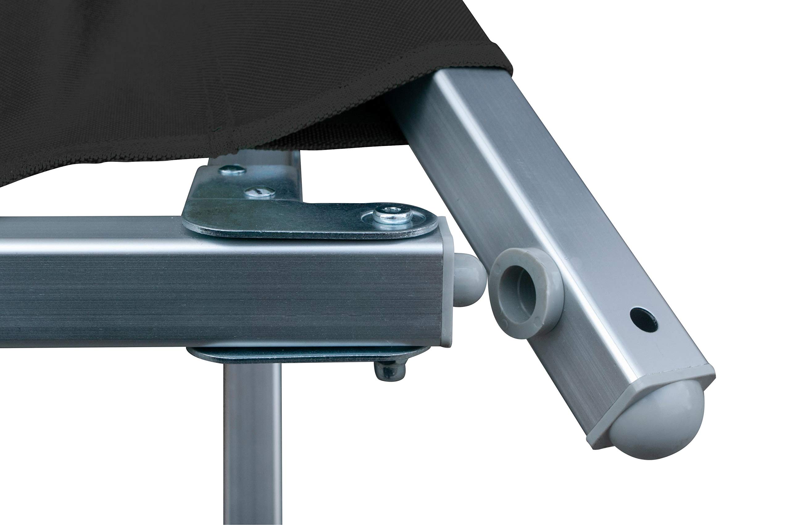 Relags Campingbett Travelchair Feldbett, schwarz, 210 cm, 054350