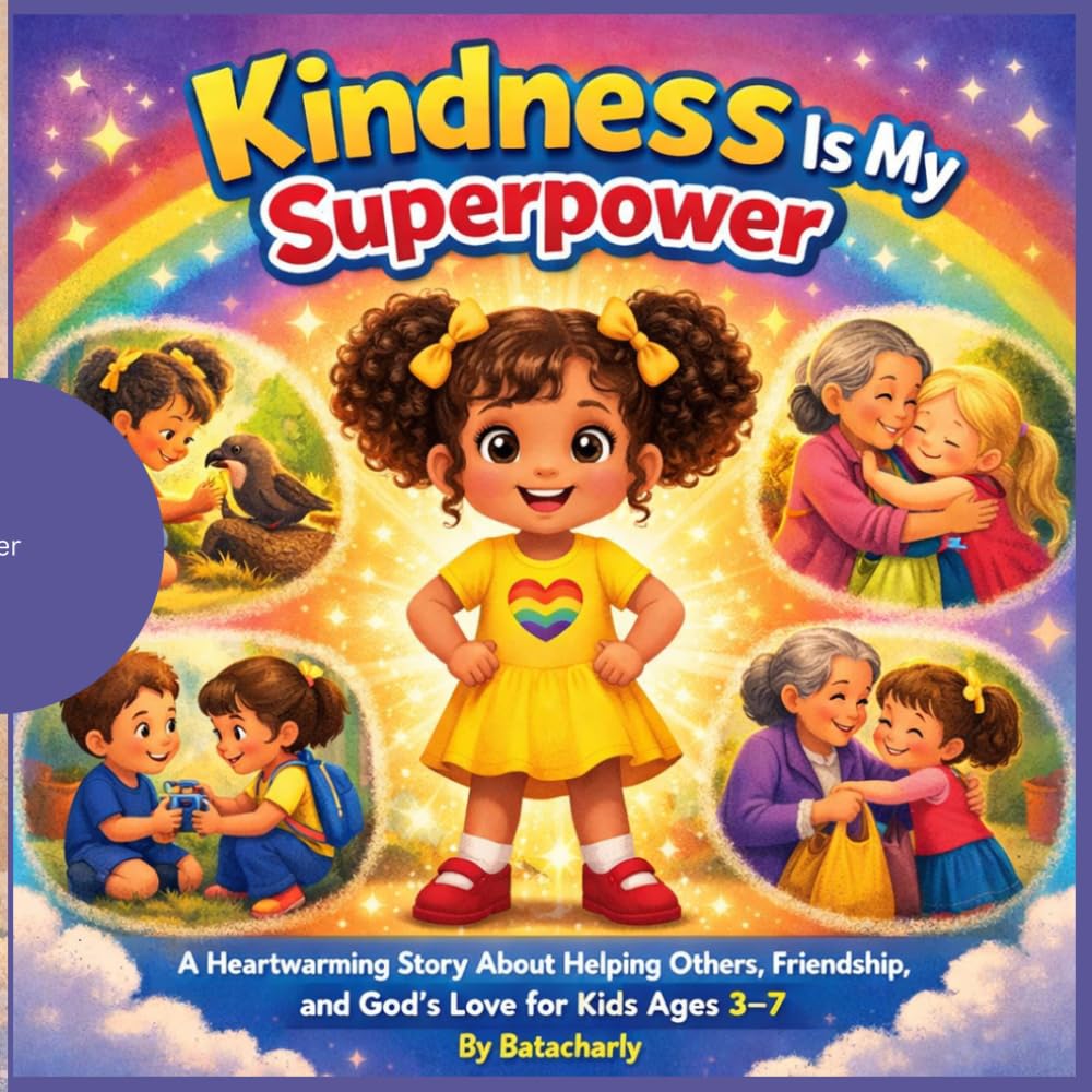 Kindness Is My Superpower: A Heartwarming Story About Helping Others, Friendship, and God’s Love for Kids Ages 3–7