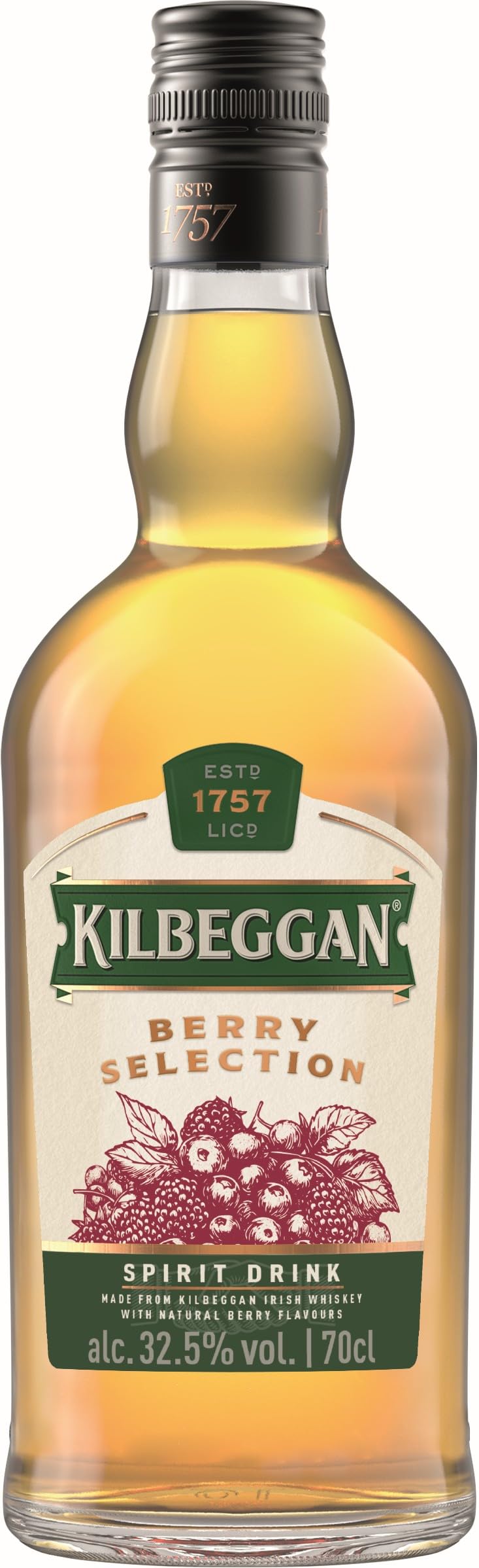 Kilbeggan Berry Select, 32.5 Prozent Vol, 0.7 L