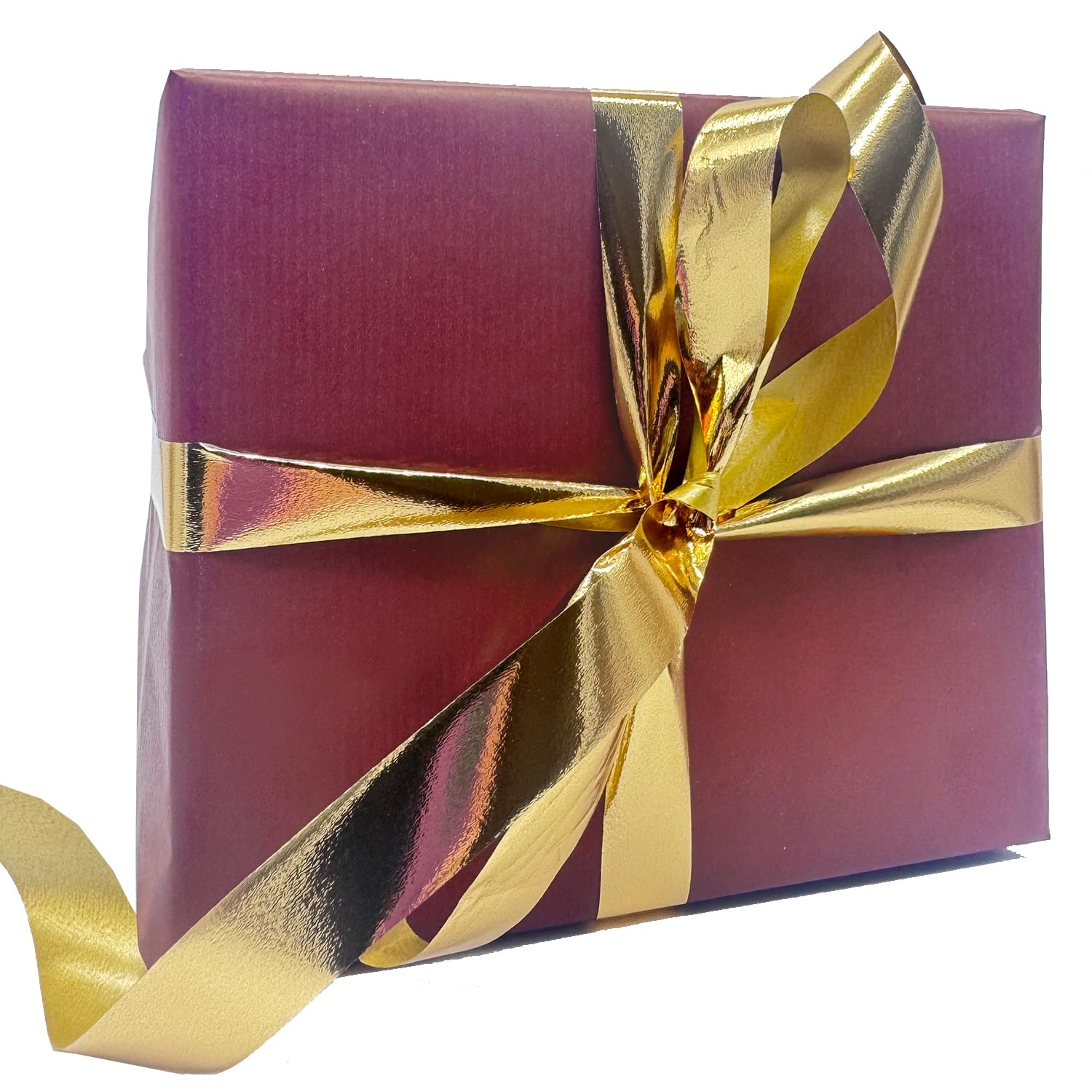 PAKOT | Papel de Regalo Kraft Verjurado – Bobina – Granate – 70 cm x 100 m – 1 Rollo para Envolver Regalos, Packaging, Tiendas y Presentaciones