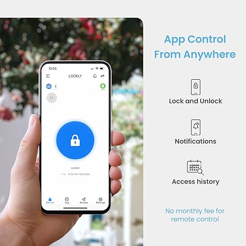 Miniatura 4 de Lockly Hub Wi-Fi Secure Link para bloqueo inteligente, punto de acceso inalámbrico, compatible con Google Assistant y Alexa, permite control remoto