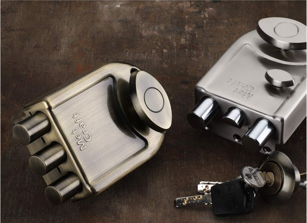 MCAH-501-OSK-AB Combination Main Door Lock (Brown, Glossy Finish) — Amazon image 4