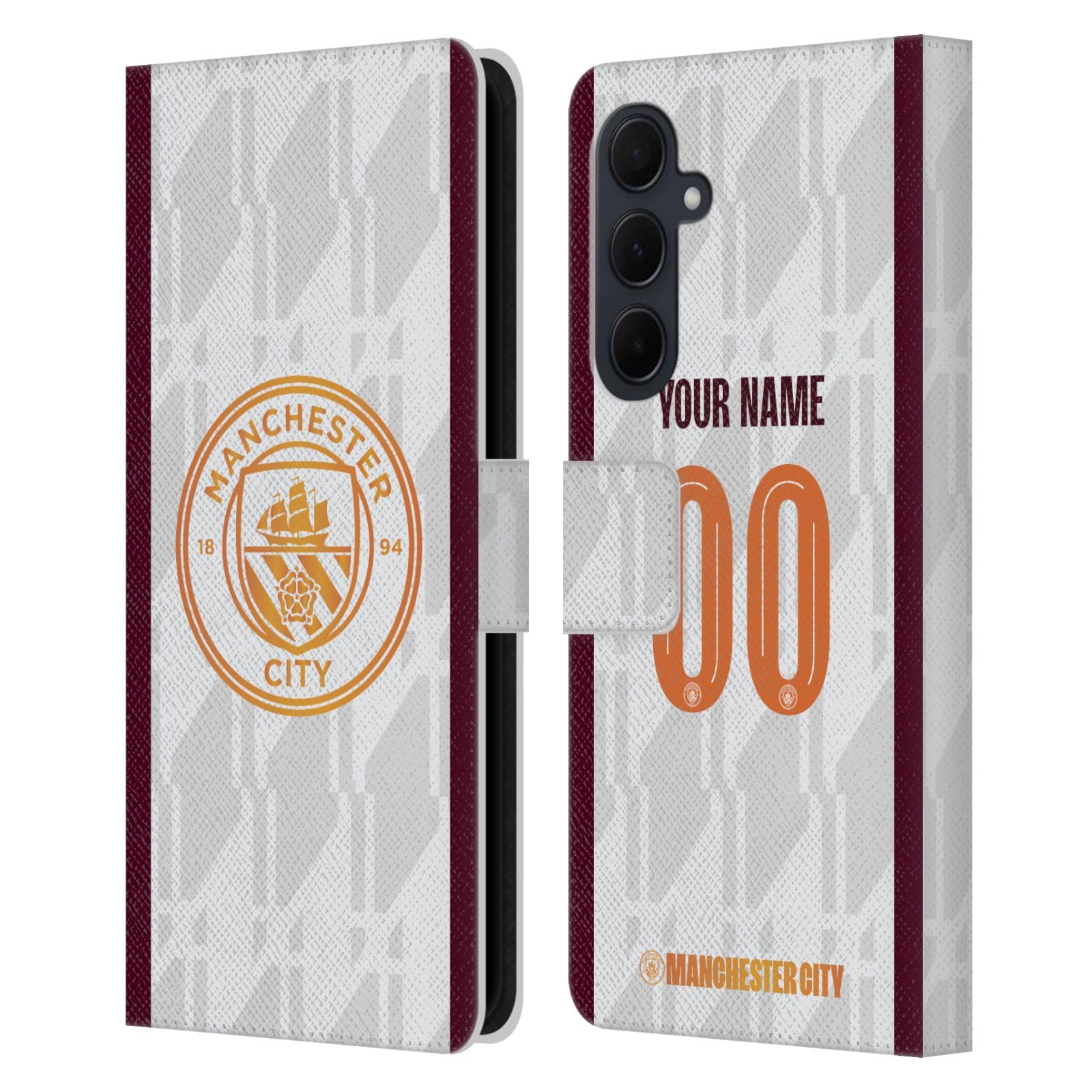 Protège écran Samsung Galaxy A35 5G étui portefeuille Man City pour éviter les rayures de clés - 8