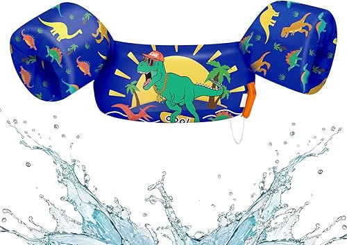 Miniatura 13 de HeySplash Chaleco de Natación para Niños, Flotadores de Piscina para Niños Pequeños, Chaleco de Natación para Niños con Correa Ajustable, Chaqueta