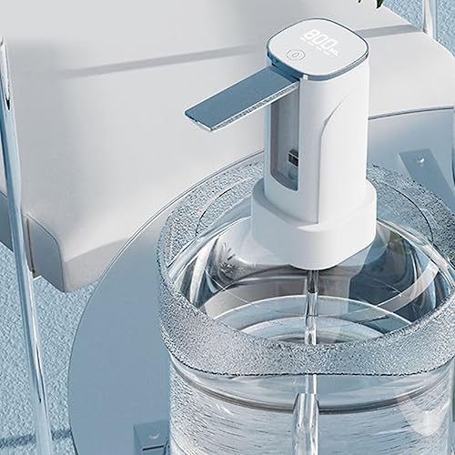 Miniatura 3 de Bomba de agua, dispensador de agua plegable, dispensador de cubo de agua de bombeo rápido, bomba de botella de agua con cable de carga USB para agua